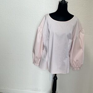 Vince Camuto Blush Pink Puff Sleeve Blouse